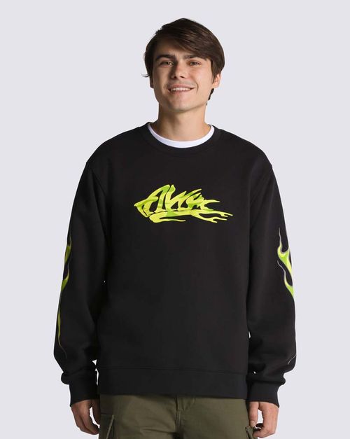 Sudaderas Alva Skates Crew Negro GBLK