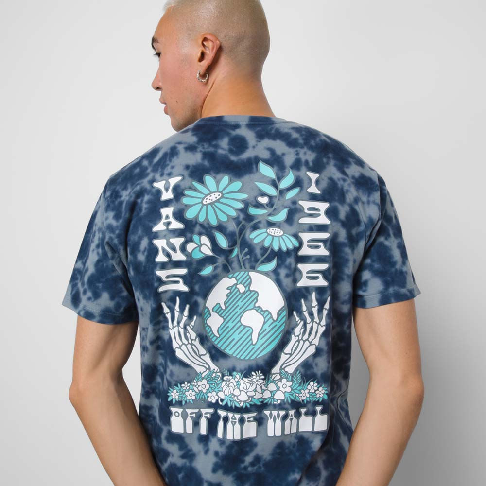 Playeras Focus On Balane Tie Dye Ss Tee Azul 9BNX|Vans