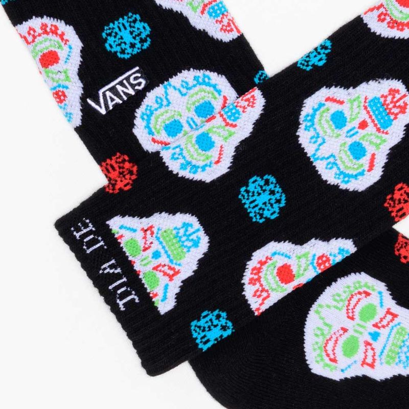 Sugar Parade Crew Sock Negro