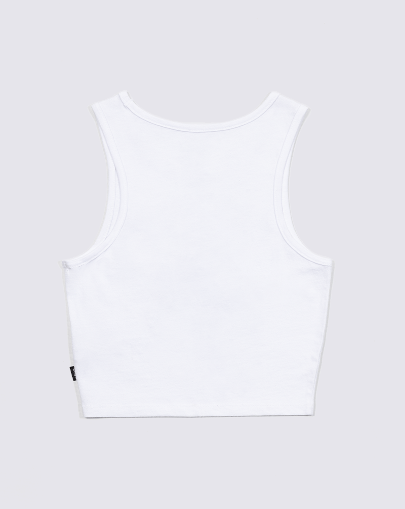 Playeras Prowler Fitted Tank Blanco/Negro