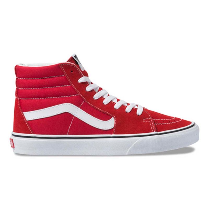 Mens vans sk8 store hi red