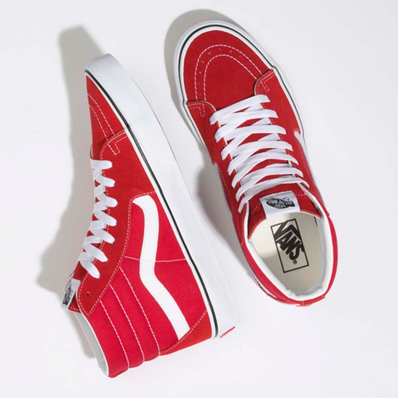 Imagenes de tenis vans rojos hotsell