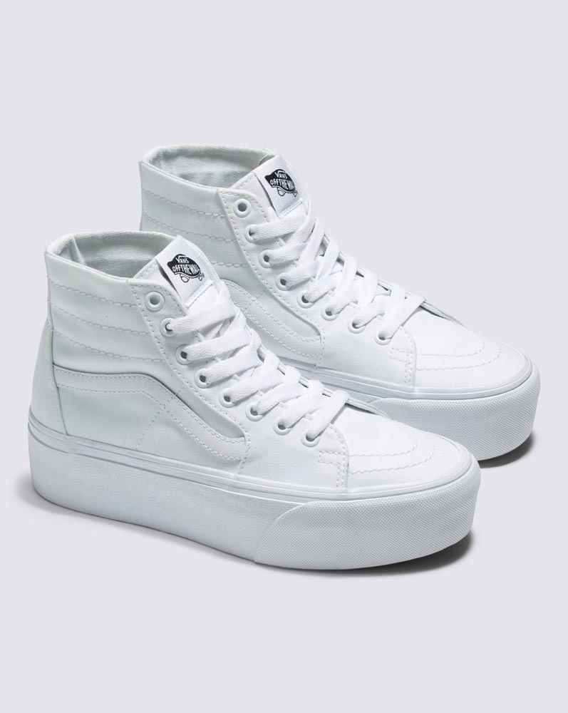 Vans high store top blanco