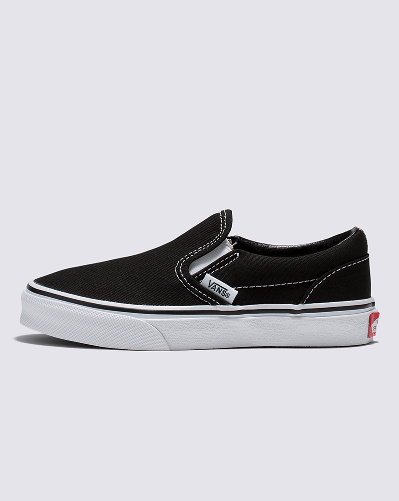 Grey black slip on vans hotsell