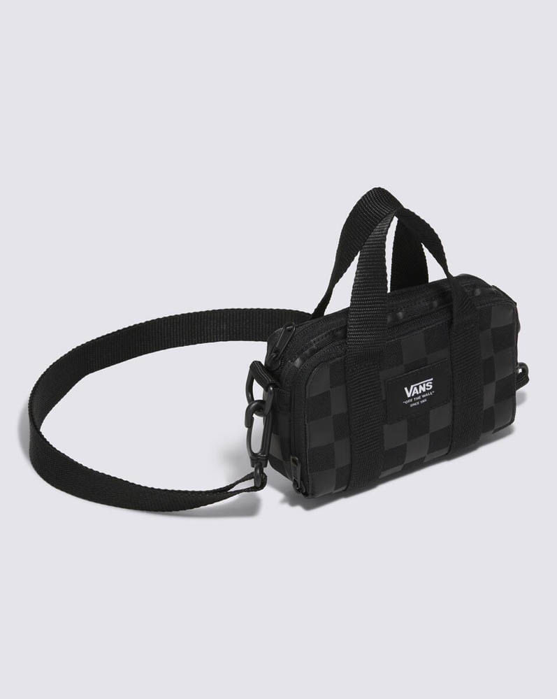 Bolsas vans hombre negro on sale