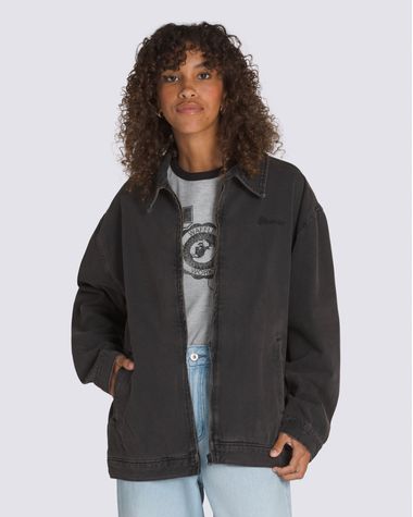 Pitstop Denim Metal Station Jacket Negro SEMQ