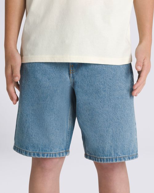 CHECK-5 BAGGY DENIM SHORT Azul WCDX