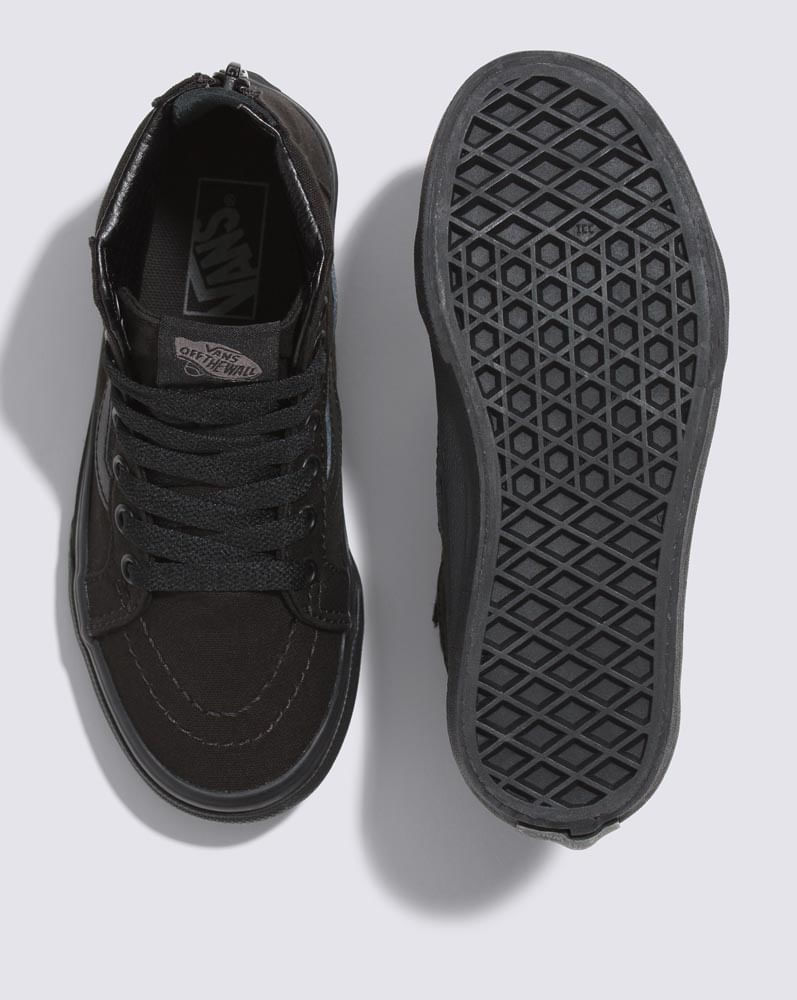 Kids Uy Sk8-Hi Zip Negro