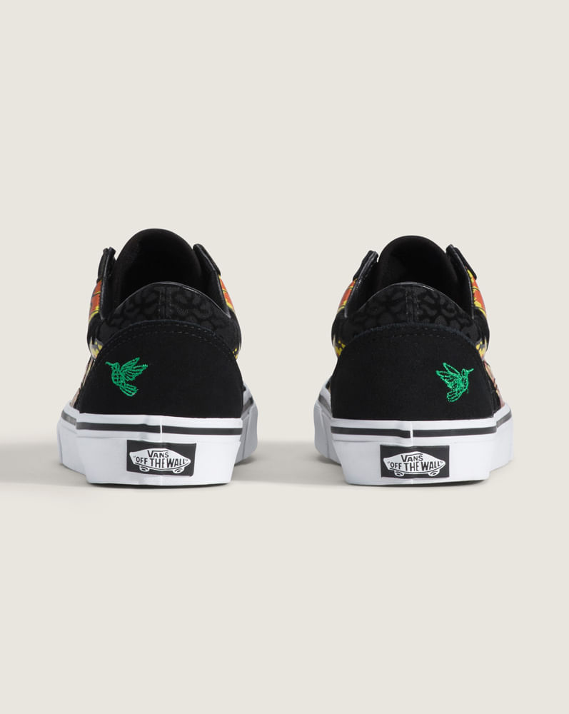 Tenis Old Skool Cempasúchil Día de Muertos