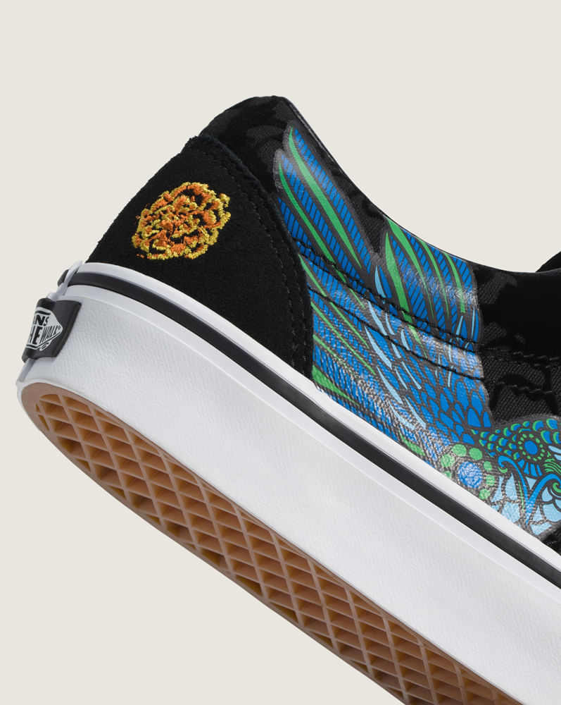 Tenis Old Skool Colibrí Día de Muertos