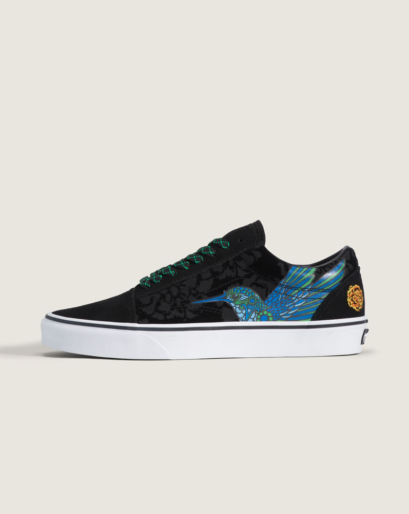 Tenis Old Skool Colibrí Día de Muertos