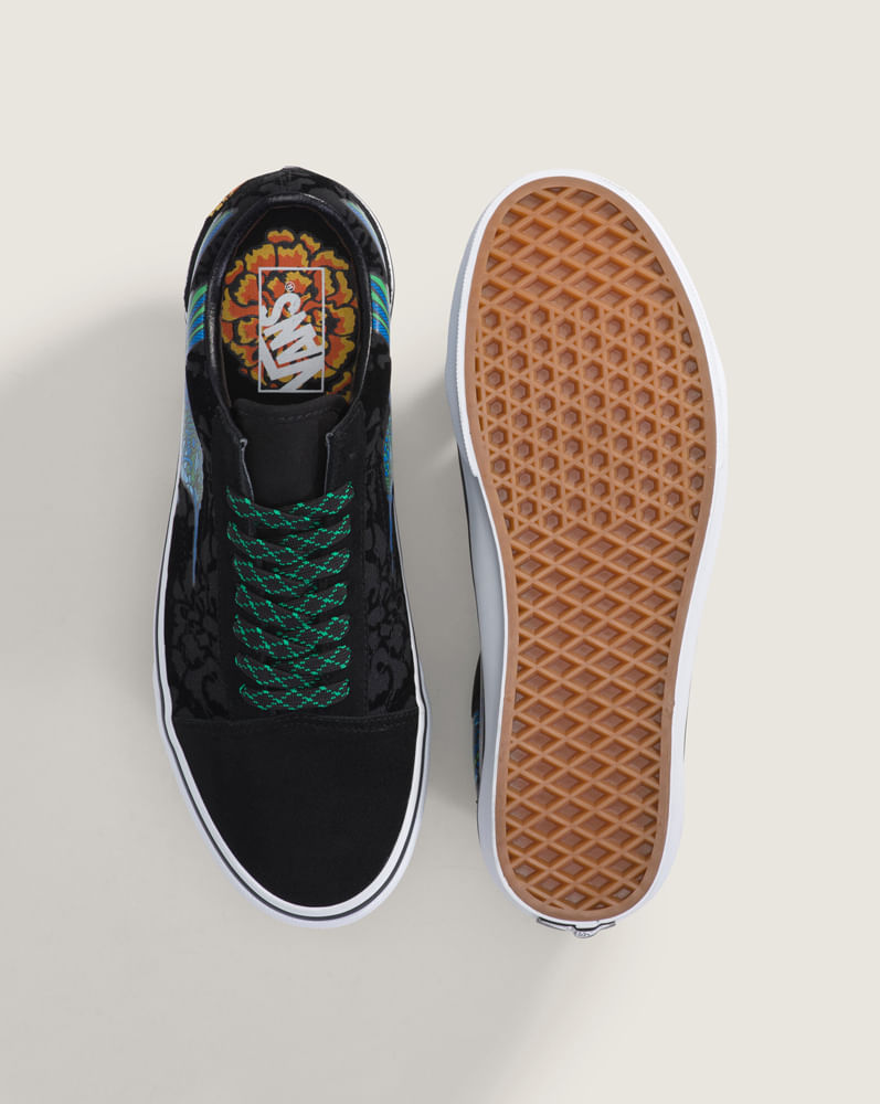 Tenis Old Skool Colibrí Día de Muertos