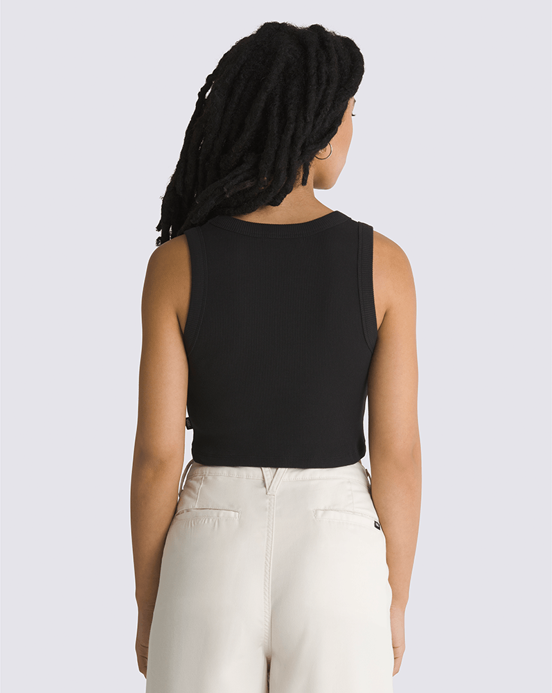 Playera tank crop Drew Rib