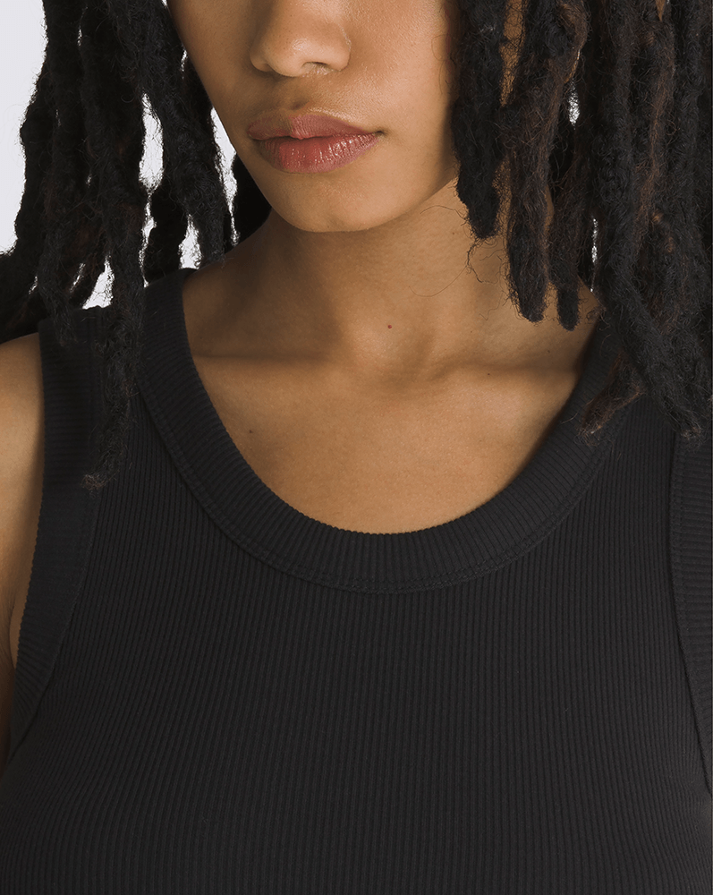 Playera tank crop Drew Rib