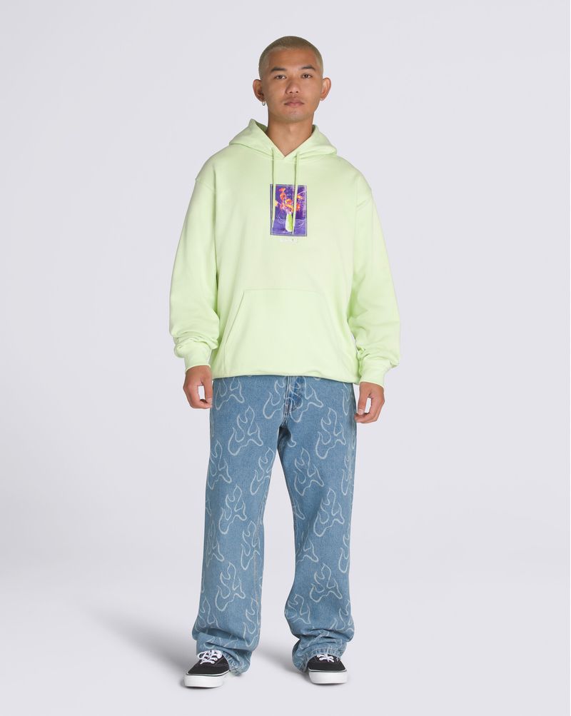 Sudadera holgada Floral Decor