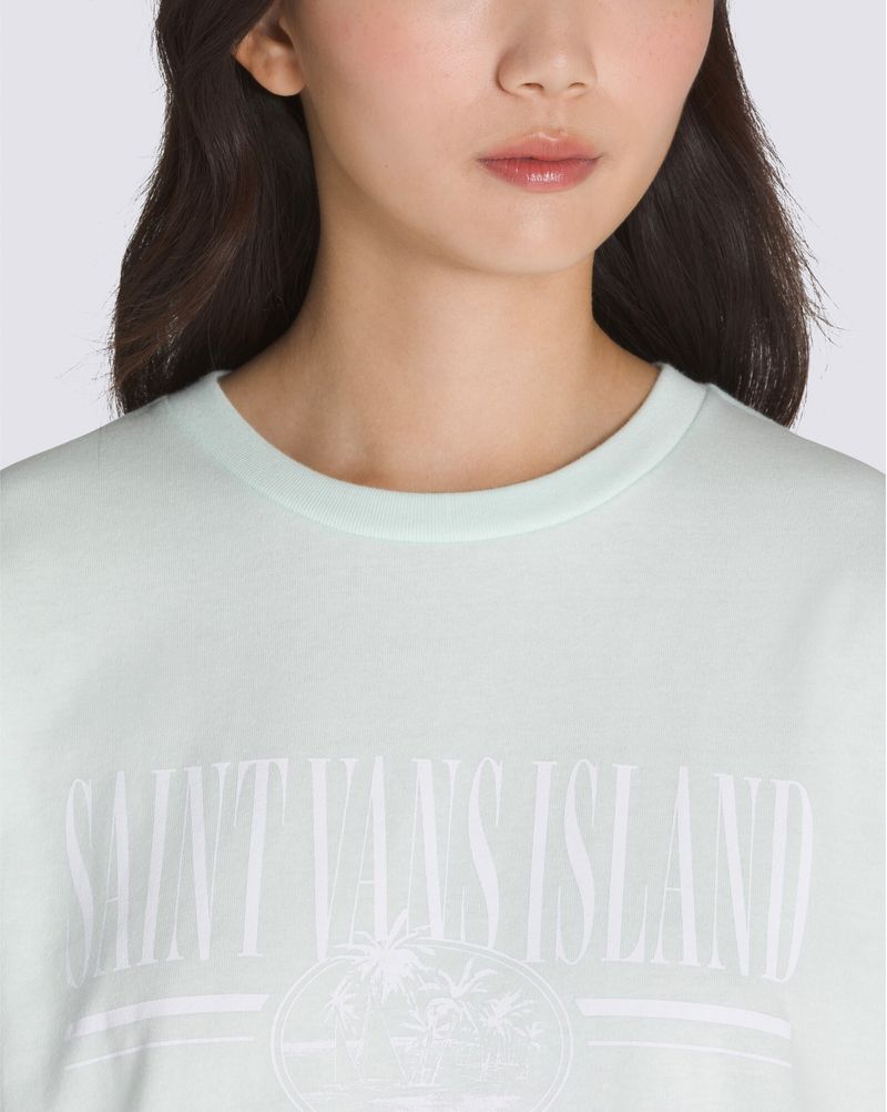 Playera holgada Retro Isle