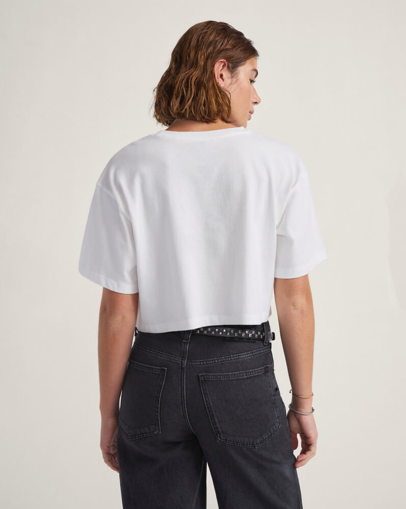 Playera crop holgada Rhythm