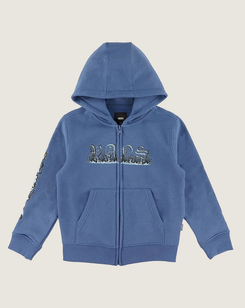 Sudadera con zipper Inferno Vans para niños