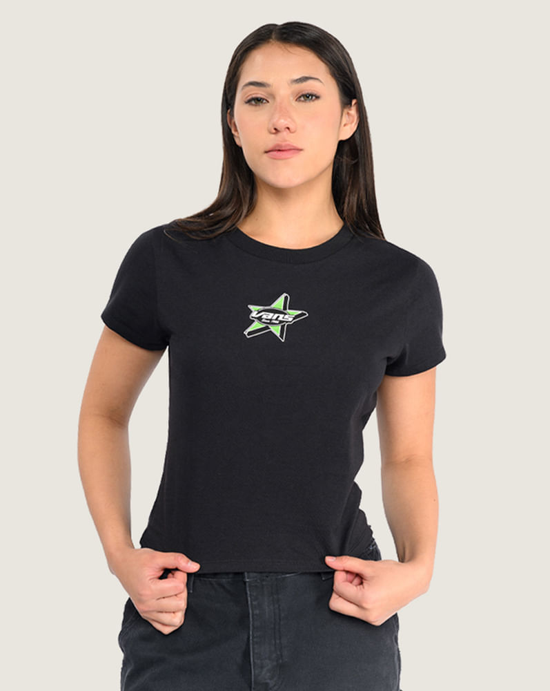 Playera crop ajustada Vans