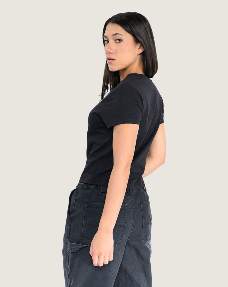 Playera crop ajustada Vans