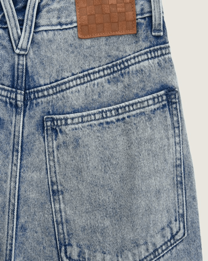 Pantalón holgado de mezclilla