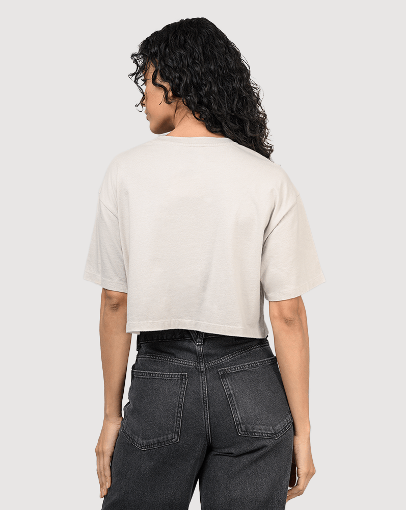 Playera crop holgada Afterburn