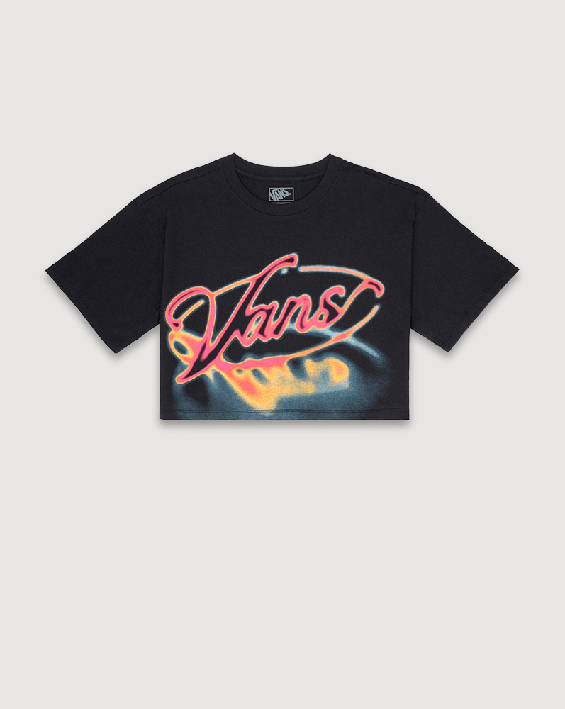 Playera crop holgada Afterburn