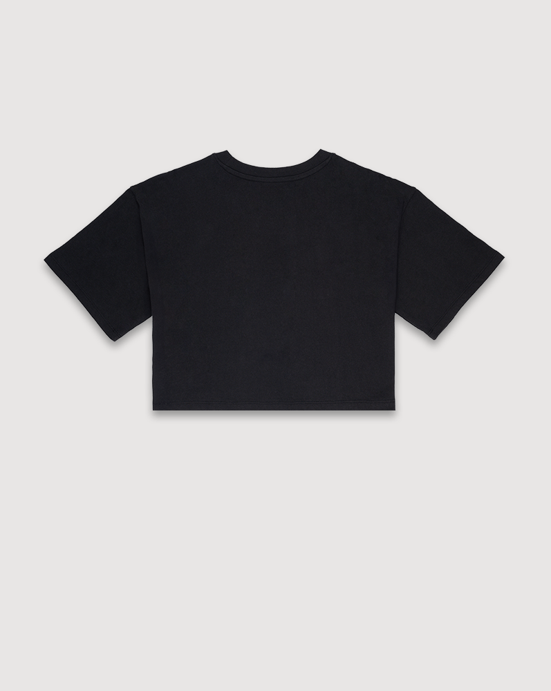 Playera crop holgada Afterburn