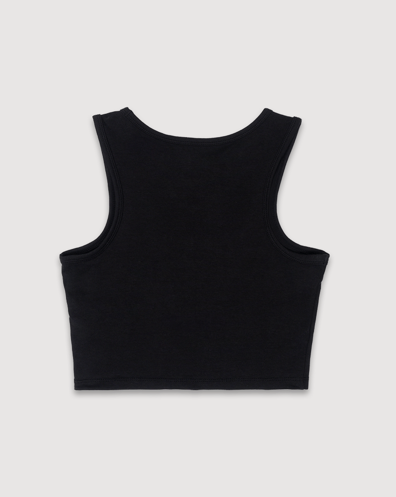 Playera crop sin mangas Upworn