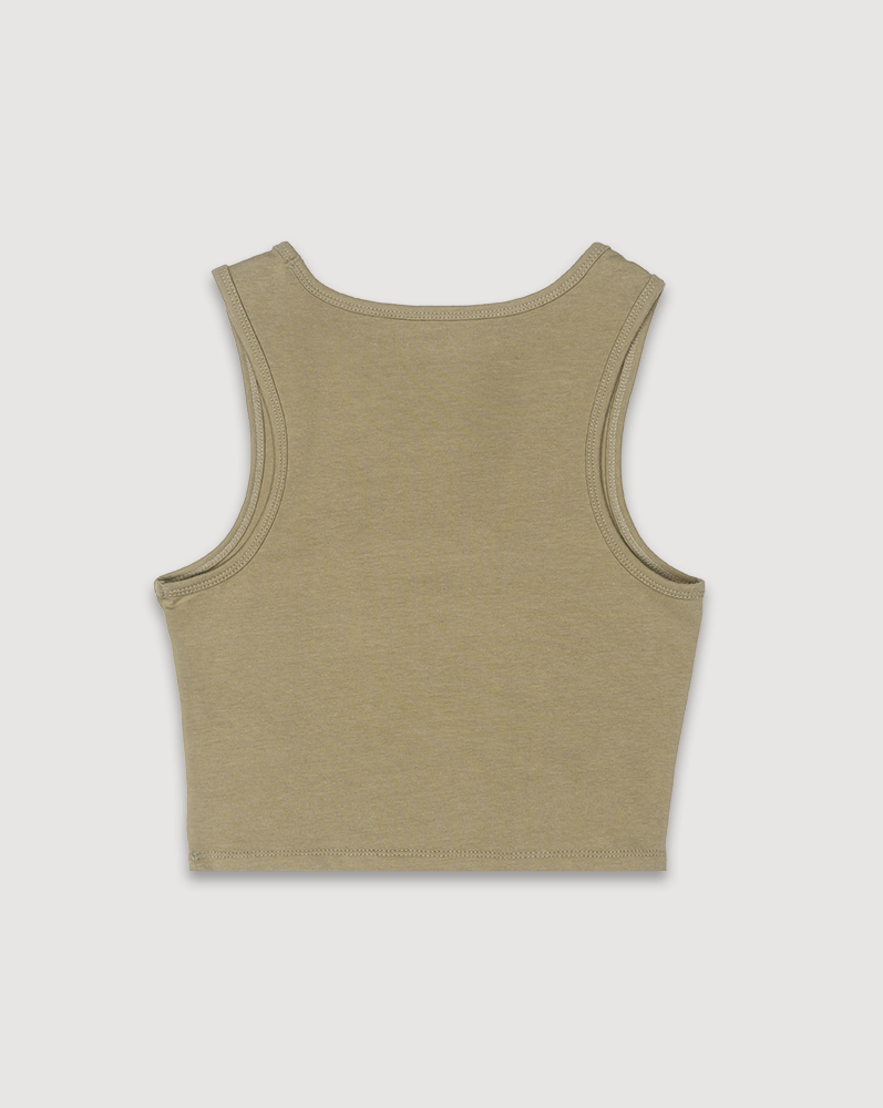 Playera crop sin mangas Upworn