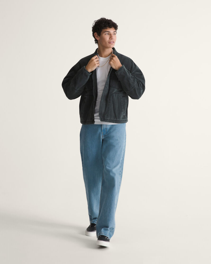 Chamarra de lona Stripe