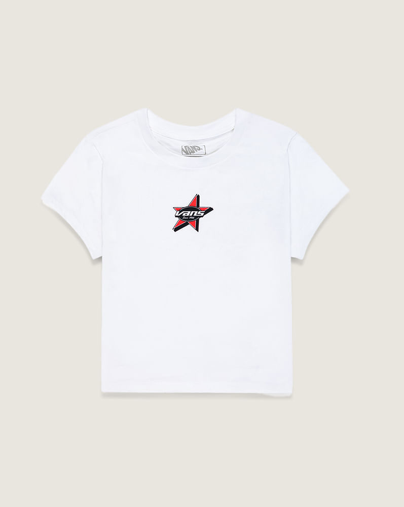 Playera crop ajustada Vans