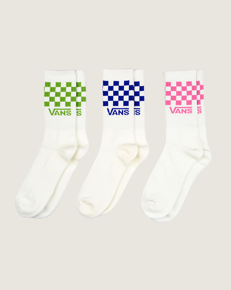 Paquete de 3 calcetines Checkerboard