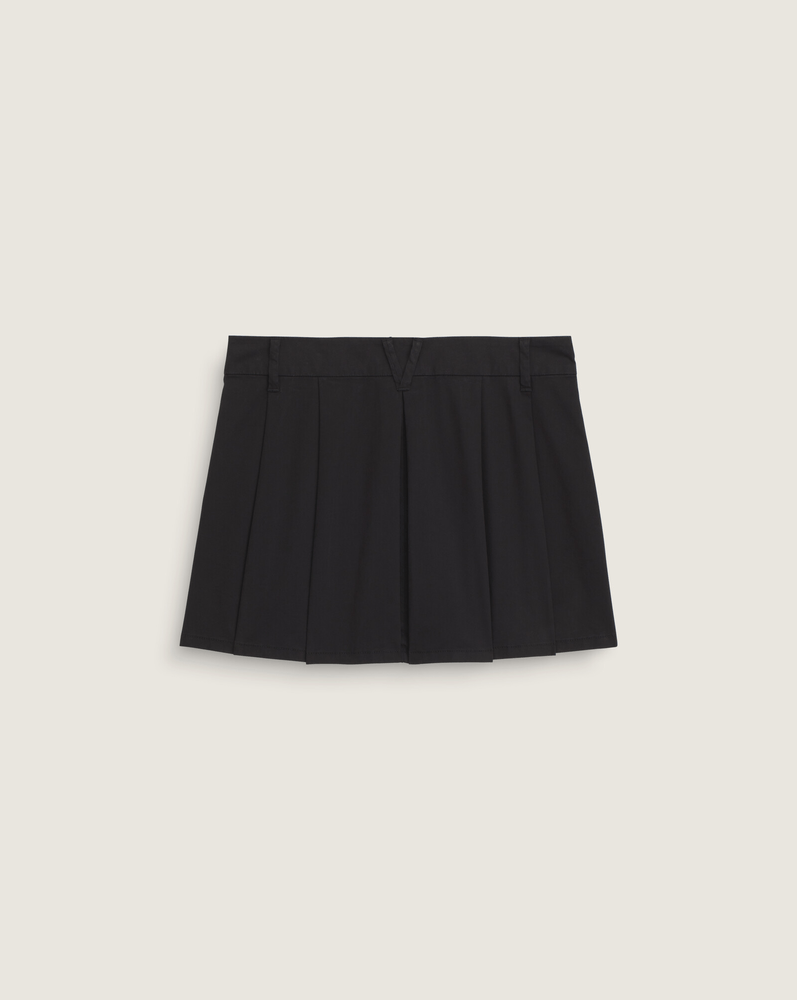 Falda mini tableada Authentic Chino