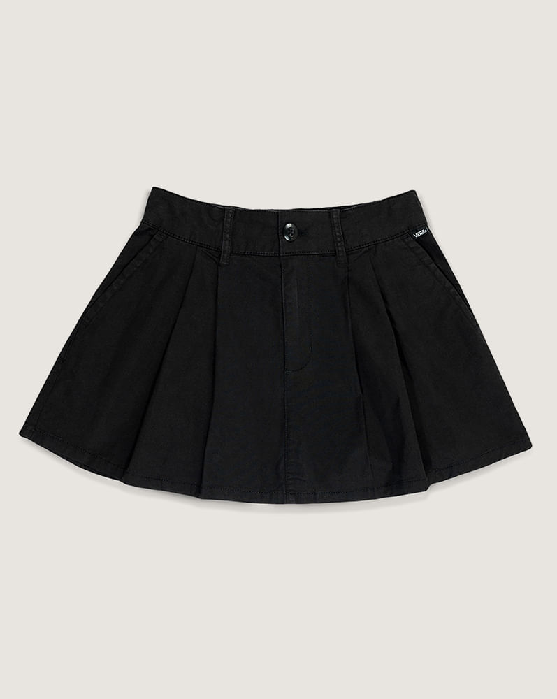 Falda mini tableada Authentic Chino
