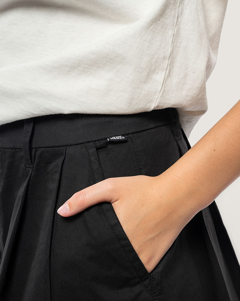 Falda mini tableada Authentic Chino