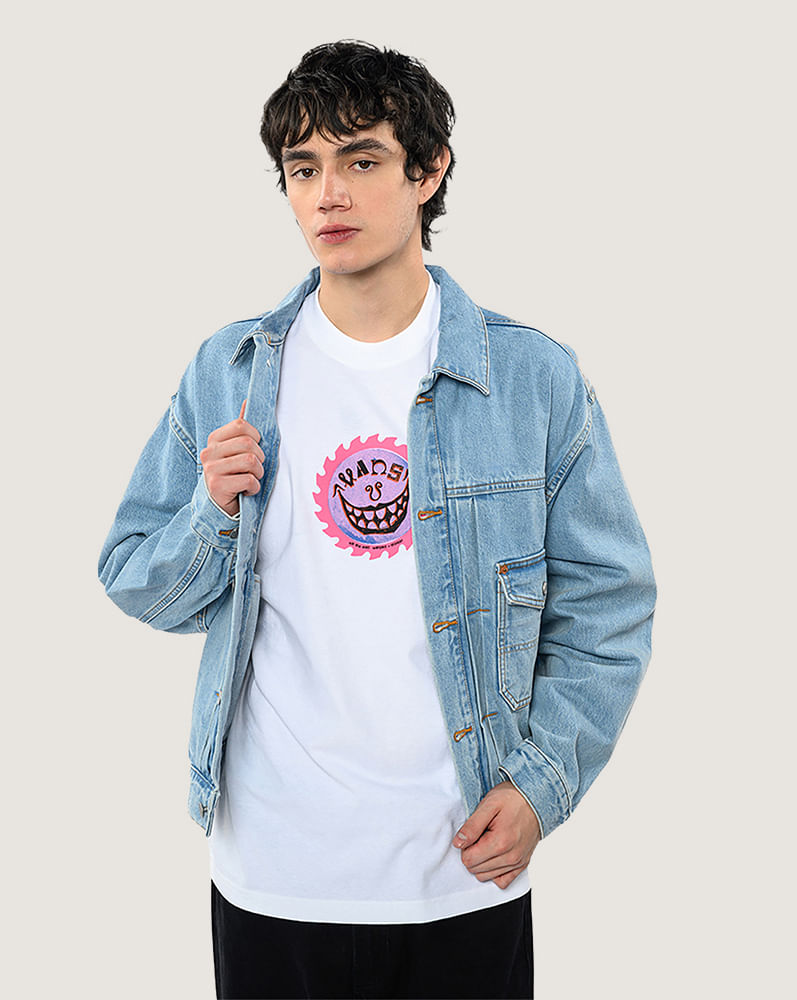 Chamarra de mezclilla Trucker