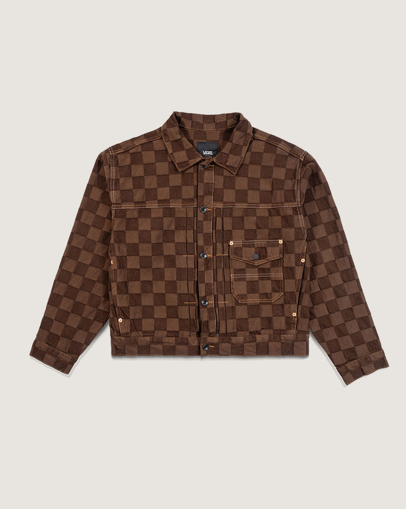 Chamarra de mezclilla Checkers