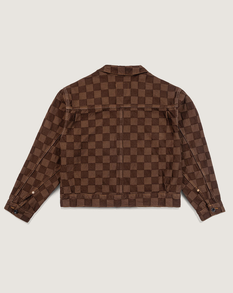 Chamarra de mezclilla Checkers