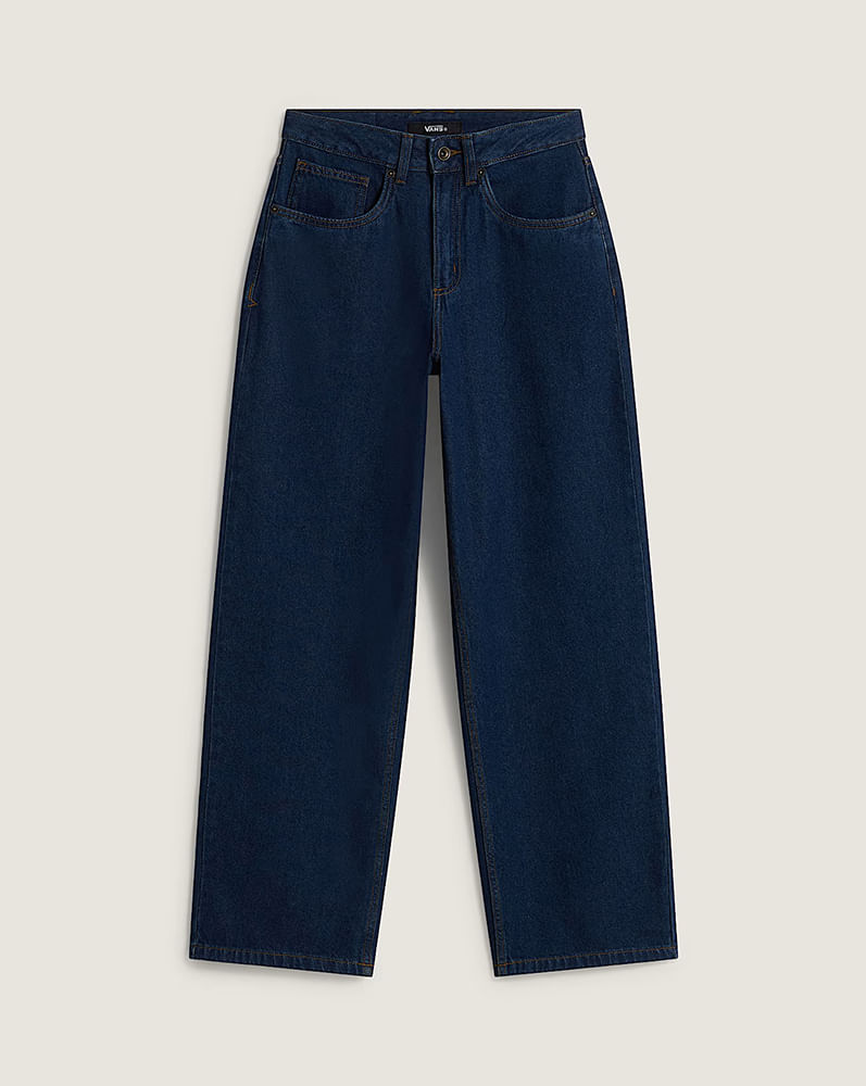 Pantalón holgado de mezclilla