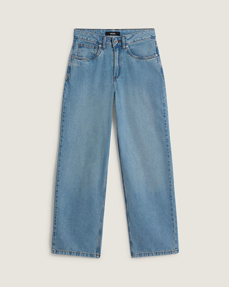 Pantalón holgado de mezclilla