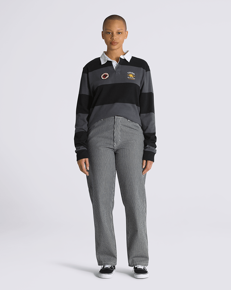 Pantalones Drill Chore Loose Tapered Carp Hickory Stripe Pant Azul