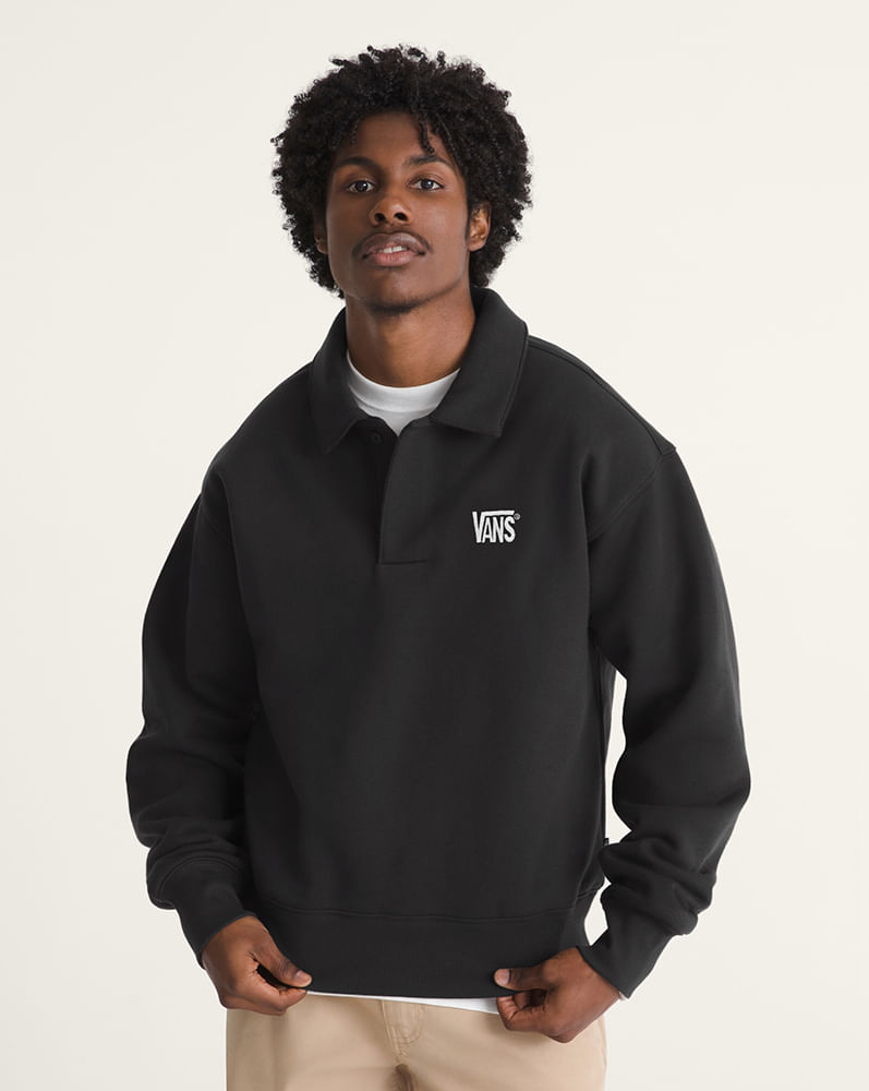 Sudadera Polo Fleece