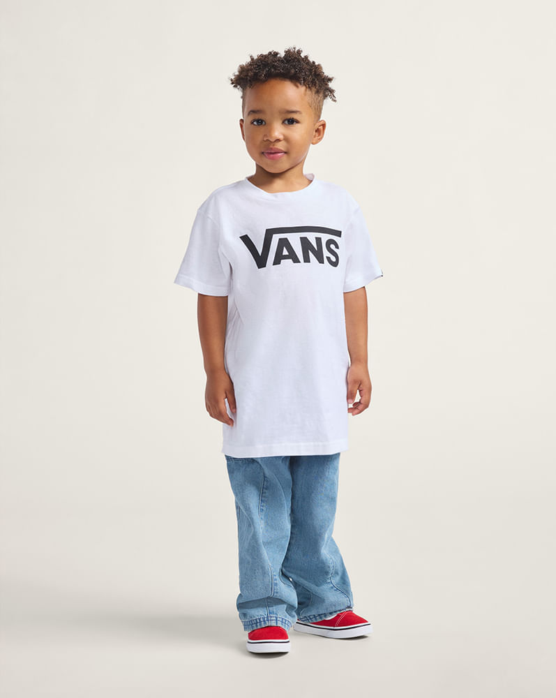 Playeras By Vans Classic Kids Blanco
