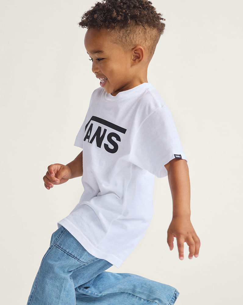 Playeras By Vans Classic Kids Blanco